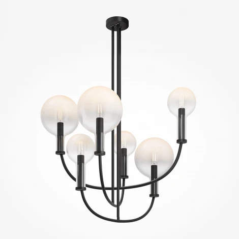 Потолочная люстра на штанге Maytoni Status MOD333PL-06B