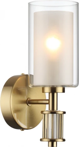 Бра Odeon Light Saga 5088/1WA античная бронза/стекло E14 1*40W (220V)