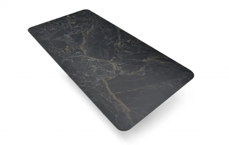 Стол DT9305FCI (240) черный керамика VERSUS 2 (Heijinhua)/бронзовый ESF 5707