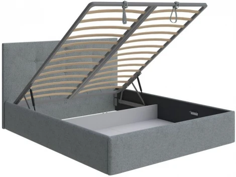 PROxSON Кровать Mono с бельевым ящиком (Ткань: Жаккард Tesla Графит) 90x200