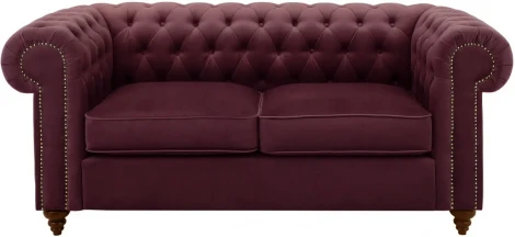 Диван Chester Classic ОГОГО (арт.665422), (Ткань/Бордовый)
