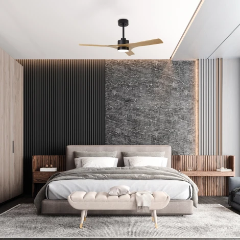 Люстра потолочная-вентилятор с ПДУ Mantra Thai 8716 (регулировка яркости, LED, 220V)