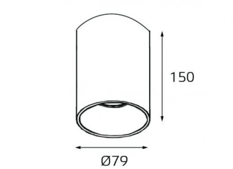 Накладной точечный светильник Italline Il202 202511-15 white
