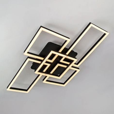 Потолочный светильник светодиодный с пультом с регулировкой цветовой температуры и яркости LED4U LED4U L11003-5 BK