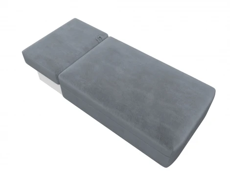 Модуль канапе Лига-060 НПБ (ЛДСП,Брус,Фанера,Велюр/Серый) Лига Диванов 129553