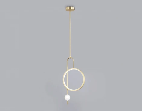 Подвесной светильник светодиодный на штанге Ambrella COMFORT FL66437 (220V, кольцо)