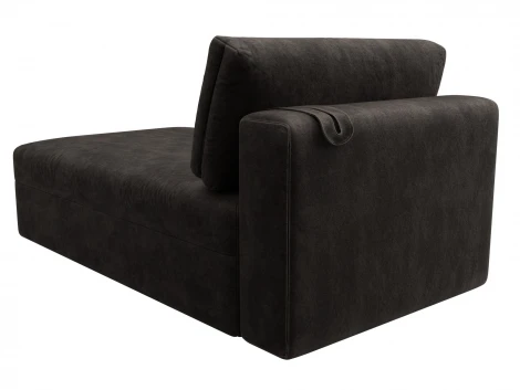 Модуль канапе Лига-060 НПБ (ЛДСП,Брус,Фанера,Велюр/Коричневый) Лига Диванов 129568