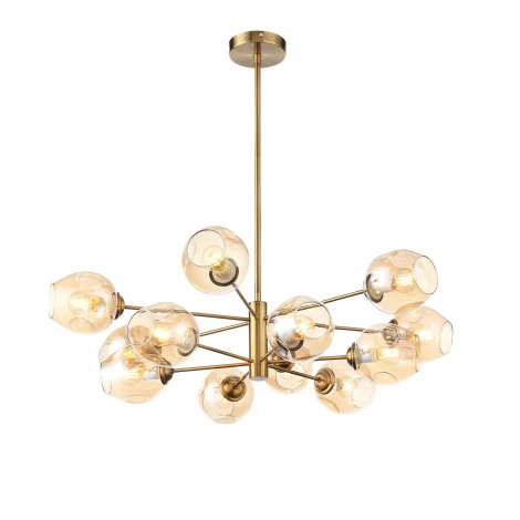 Потолочная люстра на штанге ST Luce Fovia SL1500.203.12 (220V, молекулы)