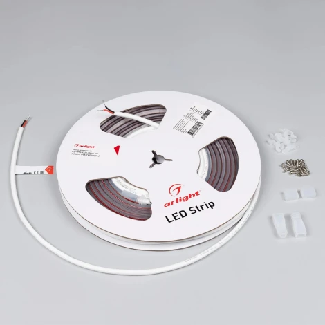 Светодиодная лента герметичная CSP-PFS-X320-10mm 24V Day4000 (10 W/m, IP68, TWP100, 5m) (Arlight, -) 045051