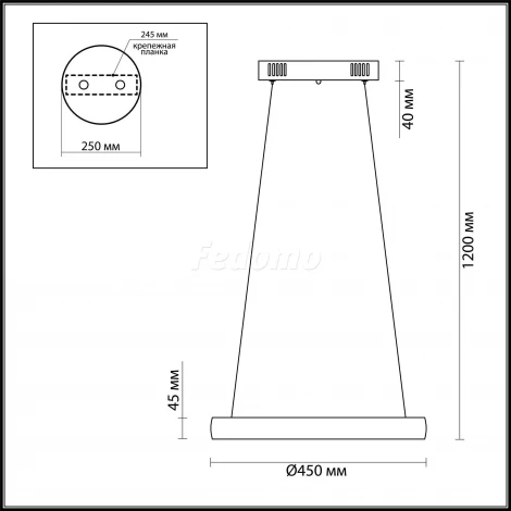 Подвесной светильник Odeon Light Constance 4603/36L