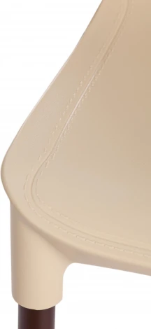 Стул GENIUS (mod 75) / 1 шт. в упаковке (Металл,Пластик /Бежевый,Коричневый)