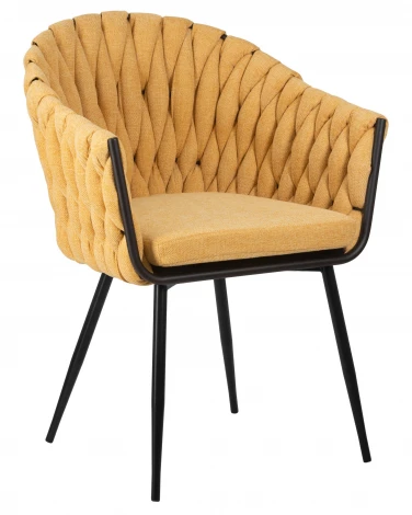 Набор 2 шт стул обеденный DOBRIN MATILDA (жёлтая ткань (LAR 275-8))
