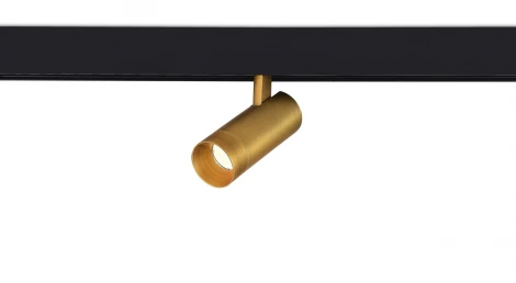 Трековый светильник светодиодный низковольтный Donolux Alpha DL20295WW15BrND 15Вт 48V 1233Лм 3000К недиммируемый латунь