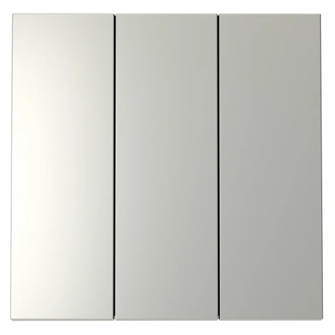 Клавиши для выключателя/переключателя трехклавишного Voltum S70 VLS000505 (сталь)