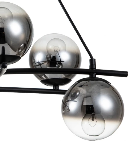 Подвесной светильник Balance 1119/6S E14*40W Black (220V, на проводе, шарики)