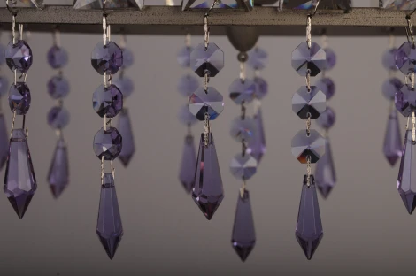 Подвесная люстра Abrasax L.7392-5GR (PURPLE) (220V, на цепи)