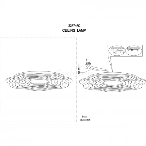 Потолочный светильник F-Promo Ledolution 2287-8C