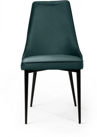 Стул Top Concept Oliver, бархат зеленый 19/ черный конус