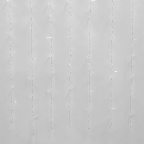 Занавес светодиодный, 1,5х1,5м. 100 светодиодов, белый свет Uniel ULD-C1515-100/DTA WHITE IP20