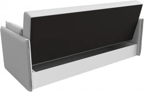 Диван-книжка Лига-018 (Белый/Экокожа) Лига Диванов арт.117885