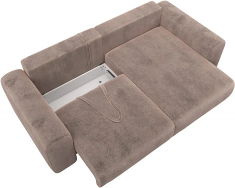 Диван угловой Лига-056 НПБ угол универсальный Лига Диванов (Велюр) арт.129150