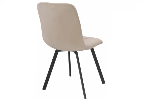 Обеденный стул на металлокаркасе Woodville Bruk beige 11929