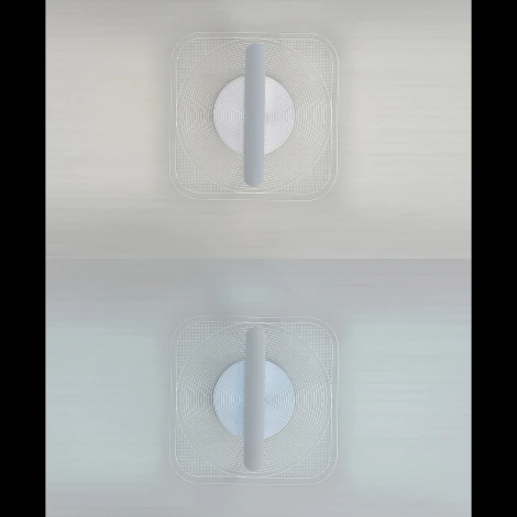 Настенный светильник Natali Kovaltseva Gravur LED LAMPS 81383/1W 7W, белый, LED (220V)