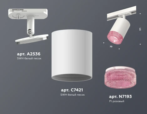 Комплект трекового светильника Ambrella TECHNO SPOT XT7421010 (220V)