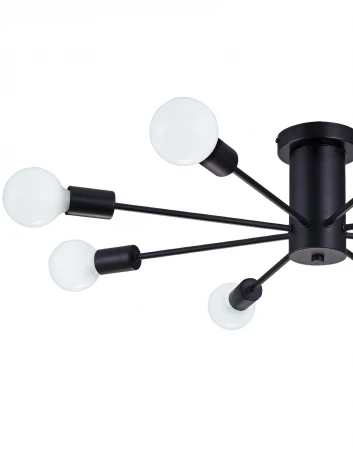 Потолочная люстра Natali Kovaltseva Loft 75140/8C BLACK