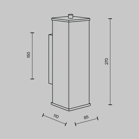 Бра светодиодное Modelux MODESTYLE MS.108.270 BS