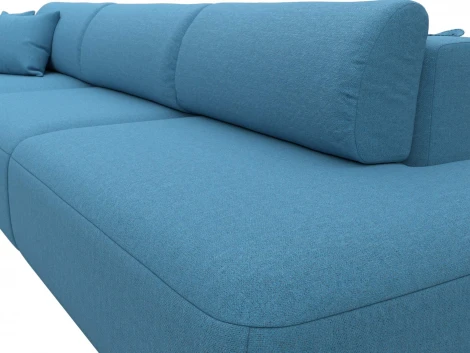 Диван угловой Лига-036 НПБ Модерн Лонг левый угол Лига Диванов (Рогожка) арт.125471L