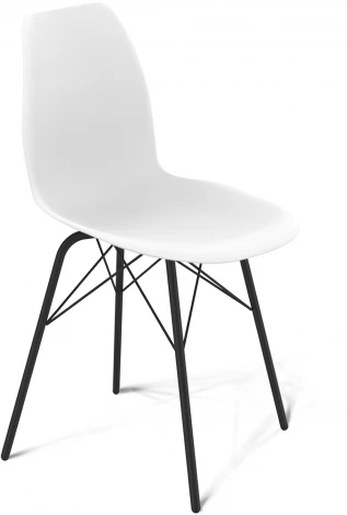 Стул SHT-ST29/S64 белый/черный муар Sheffilton 1580946904