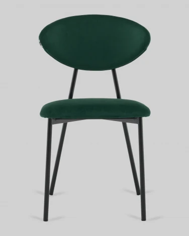 Стул обеденный Квинси велюр зеленый Stool Group арт.УТ000041638
