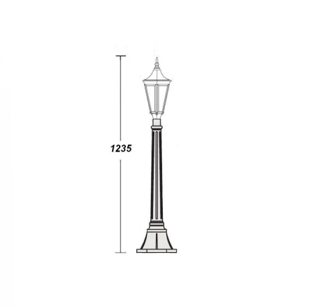 Наземный фонарь Oasis Light Leeds 91607
