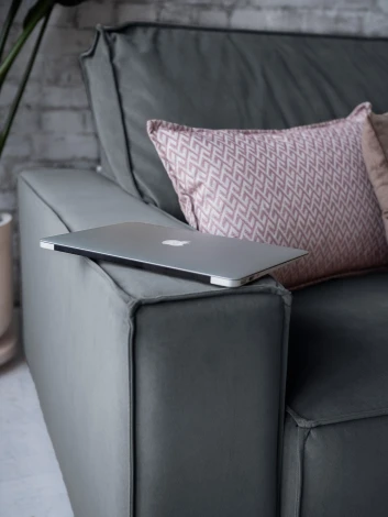 КОРСО XL Диван тканевый прямой, серый D1 furniture арт.AAA41701004