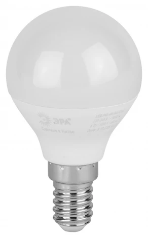 Лампочка светодиодная E14 6W ЭРА LED P45-6W-840-E14 R
