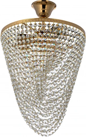 Потолочная люстра каскадная Arti Lampadari Stella E 1.3.30.504 G (220V, хрусталь)