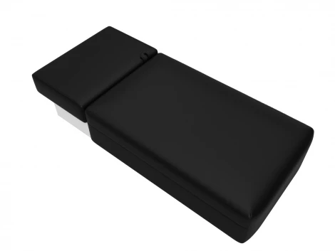 Модуль канапе Лига-060 НПБ (ЛДСП,Брус,Фанера/Пластик/Экокожа/Черный) Лига Диванов 130078