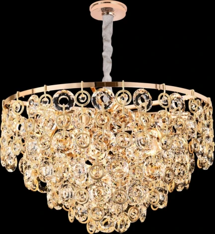 Подвесная люстра Fluorite Campanella FL1102-16P (220V, на цепи)