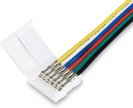 Соединитель гибкий Ambrella Illumination GS7351 односторонний для светодиодной ленты 5050 12/24V (6 конт.) 150 мм