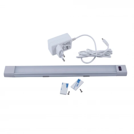 Светильник светодиодный для мебели ULI-F47-5W/4500K/DIM SENSOR IP20 SILVER (220V, сенсорный выключатель)