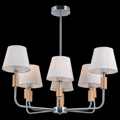 Потолочная люстра на штанге ILLUMICO IL0029-8PSQ-19 CR (220V)