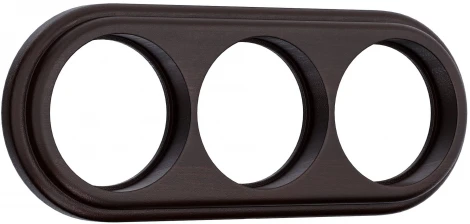 Рамка на 3 поста (венге) (RAMKA 03 WL15 M8) Werkel W0035226 (a050995)