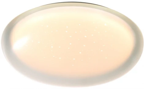 Настенно-потолочный светильник Sonex Jolly 7774/DLN пластик/белый "зв. небо" LED 48Вт 3000/4000/6000К (для детской, 220V, круглые, звездное небо, IP43)