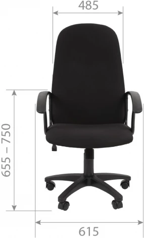 Компьютерное кресло CHAIRMAN 289 (Пластик,Ткань/Черный)