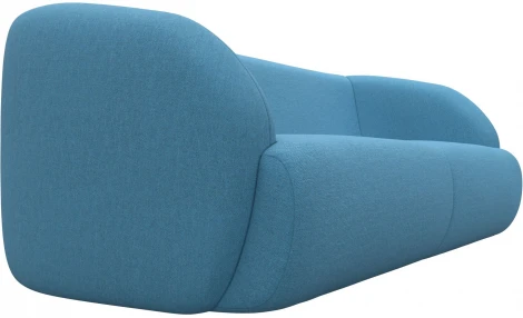 Диван прямой Лига-041 (Голубой/Рогожка) Лига Диванов арт.124788