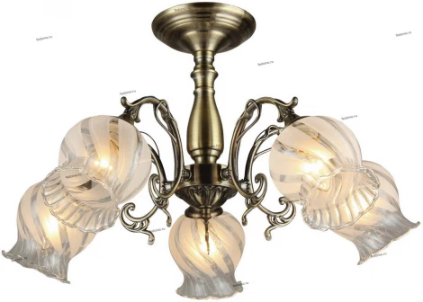 Потолочная люстра IDLamp Dorotea 289/5PF-Oldbronze