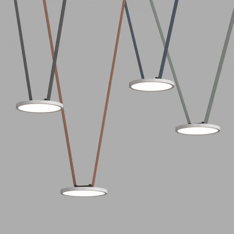 Трековый светильник 48V Denkirs Belty Flow DK5566-WH+BK (LED, круглые)