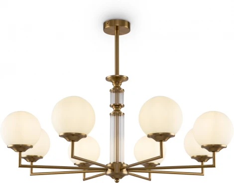 Потолочная люстра на штанге Freya Bolas FR5185PL-08BS