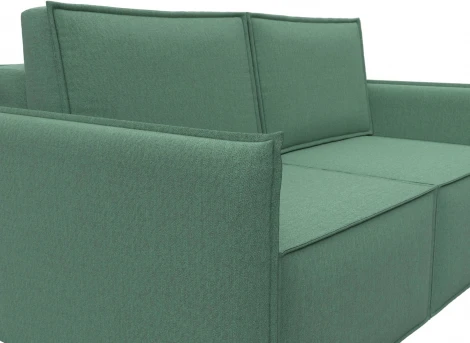 Диван прямой Либерти мини (Зеленый/Рогожка) Лига Диванов арт.121916